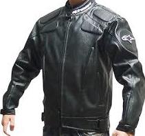 black motorcycle jacket